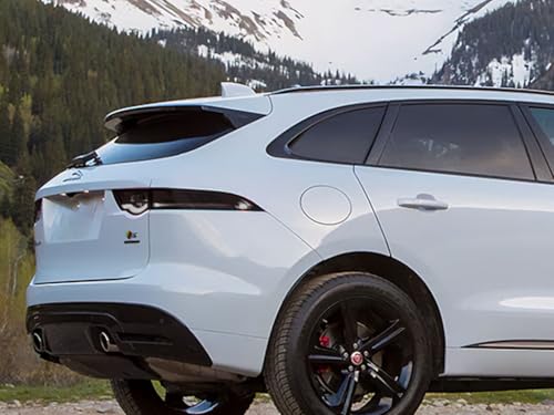 Rvinyl Tail Light Tint Covers Compatible with Jaguar F-Pace 2017-2020 - Blackout Smoke