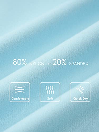 Rigolla Womens Short Sleeve Workout Shirts Yoga Sports Running T-Shirts Split Back Activewear Blue 10 #TOP7