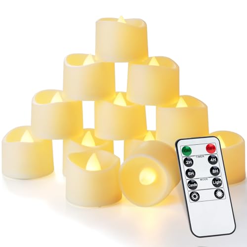 Homemory Flameless LED Tea Lights - 12 Pack