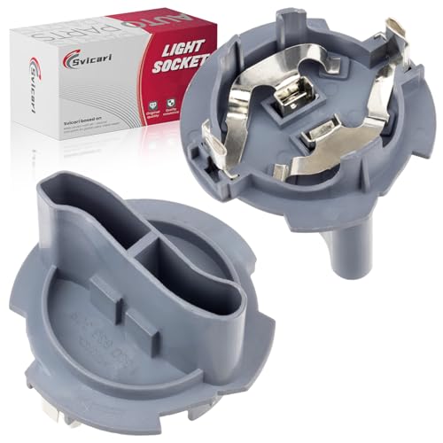 Svicari Headlamp Light Bulb Socket Holder Fit for Volkswagen Jetta