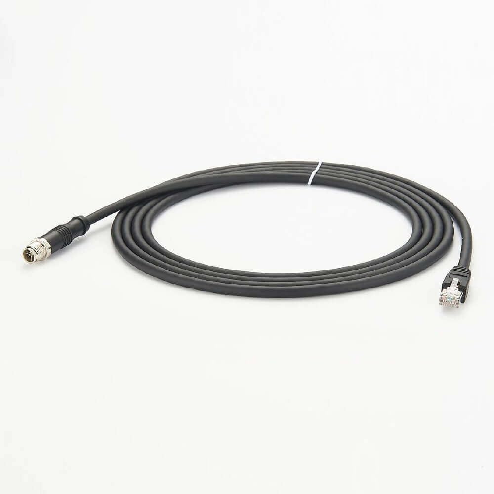 M12 X Code 8 Pin to RJ45 Cognex Industrial Ethernet High Flex Cable