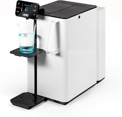 LANGWATER Purificateur d'eau & Mineralisation TheWell2 - Filtration eau potable avec Osmose Inverse, UV et Ajout de Minéraux (packs vendu séparément) - Distributeur Eau Chaude - Sans installation