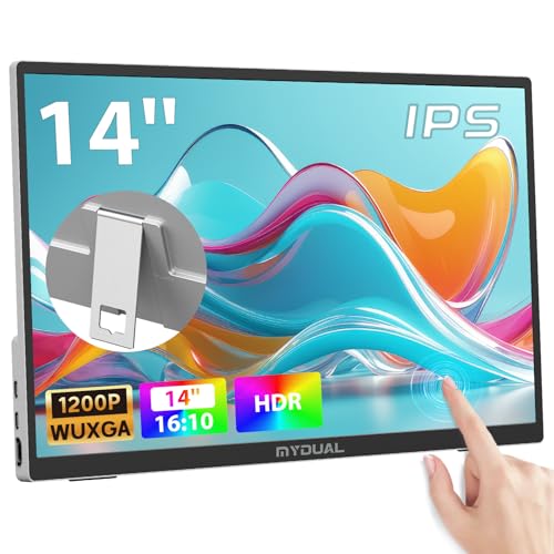 Amazon.co.jp: MyDual 14インチ モバイルモニター タッチ アルミ合金