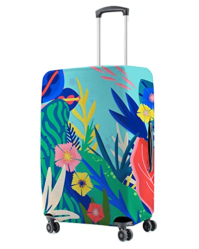 Image of Nasher Miles Polyester 55 (20 Inch) Small Protective Luggage Cover - Underwater Design