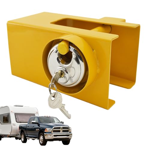 Cerradura de enganche, acero inoxidable universal de uso intensivo accesorios para automóviles - Cerradura de pasador para remolque - para puerta de carga pista equipo gato de tierra cortacésped