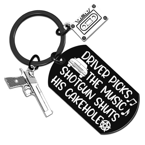 Supernatural Inspired Music Lover Keychain