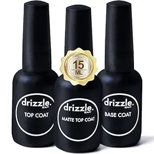 DRIZZLE. BEAUTY Nail Polish Yellow Color, Gel Nail Polish (15ml) Single Bottle LED UV Gel Polish Soak Off French Nail for Starter Salon DIY at Home