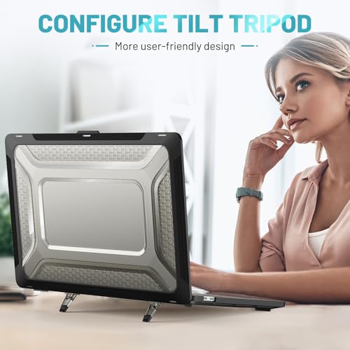 Coque MacBook Pro 16 2019 robuste A2141 pare-chocs TPU noir rigide