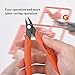 KATA Micro Wire Cutters Pliers: Precision Flush Cutter Tool for Jewelry Making, Hobby Models, Gundam, Electronics - 2-Pack Small Zip Tie Cutter Nippers - Mini Side Cutting Snips with Ergonomic Handle