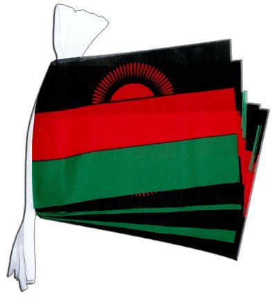Guirlande drapeau Malawi Digni 5,9 m pour réussir facilement votre décoration de salle