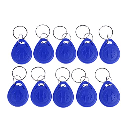 2024 10PCS 64 Bits Keychains 125khz Rfid Proximity Id Card Token Tags Key Fobs Wholesale Id Card Tags Door Access Card