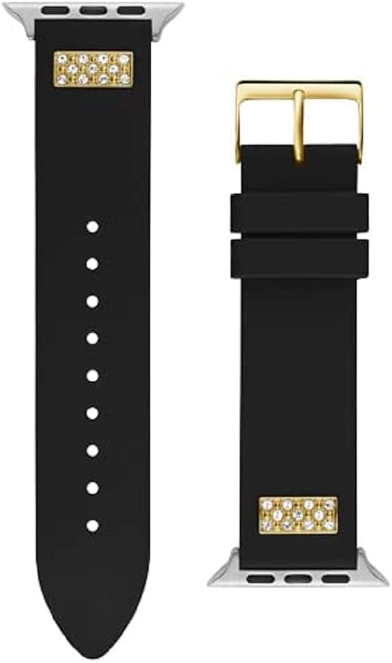 GUESS Mens smartwatch band compatible with Apple watch (42MM-44MM)