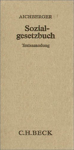 Sozialgesetzbuch ohne Fortsetzungsnotierung : Aichberger, Friedrich ...