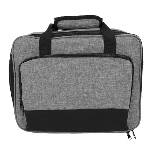 Funda para proyector Zunate con correa ajustable para hombro, bolsa de almacenamiento de tela Oxford, medidas 16,0 x 5,7 x 11,5 pulgadas miniatura 3