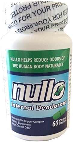 nulloInternal Deodorant Tablets Controls Body Odors Safely and Effectively - 60 Ea(Pack of 3)