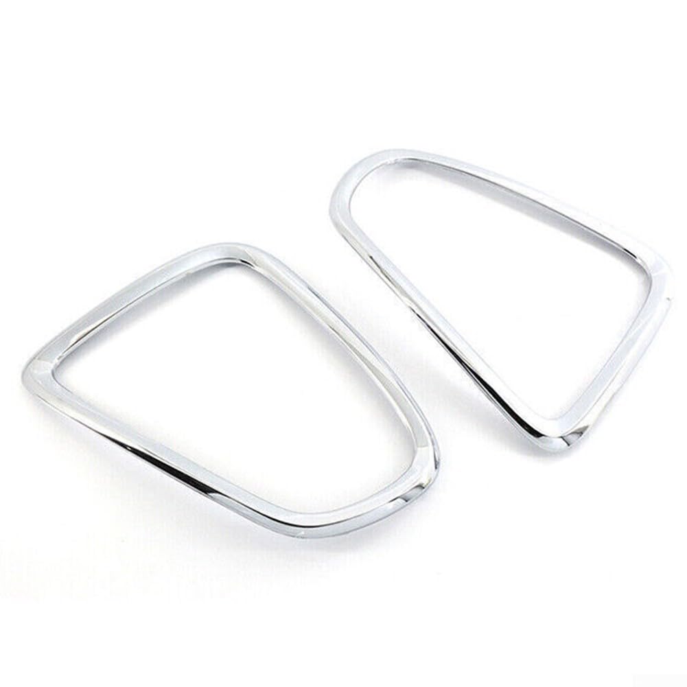 Oniissy Embellecedor de cubierta de luz trasera para modelos Mini para Cooper para R56-R59 2007-2014, embellecedores de cubierta de luz trasera para faros delanteros 51132752243, 51132752244