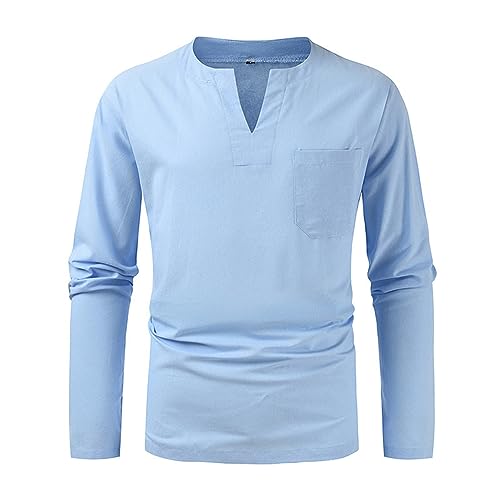 Chemise vrac homme col v pour stopper l'inconfort des vêtements serrés