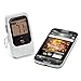 Maverick ET-735 Bluetooth 4.0 Wireless Digital Cooking Thermometer, Monitors 4 Probes Simultaneously, White,