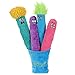 GURU Pet: Fry Guy: 5 Piece Set - Medium - 4 Plush Dog Toys w/Holder, Squeaks & Crinkles, Fry Shape Characters, Durable Fabric, Chew-Fetch-Thrash-Play