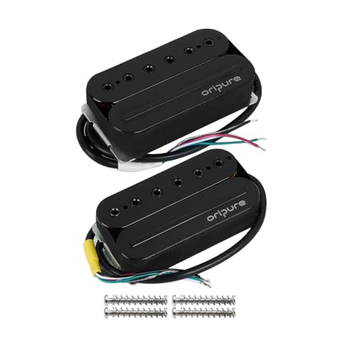 OriPure Pastilla Humbucker para Guitarra, Juego de Pastillas de Mástil Y Puente, Rieles Calientes Y...