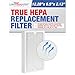LifeSupplyUSA Replacement HEPA Compatible with Hunter 30966 Filter Air Purifier 30747, 30748, 30750, 30856, 37748, 37750