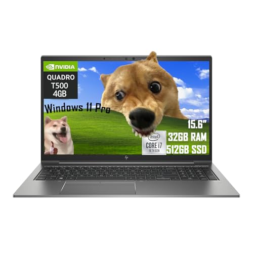 Image of HP ZBook Firefly 15 G8 Mobile Workstation Laptop, Core i7-1185G7, 32GB RAM, 512GB SSD, NVIDIA Quadro T500 4GB, 15.6 inch FHD(1920x1080) IPS, Windows 11 Pro (Renewed)