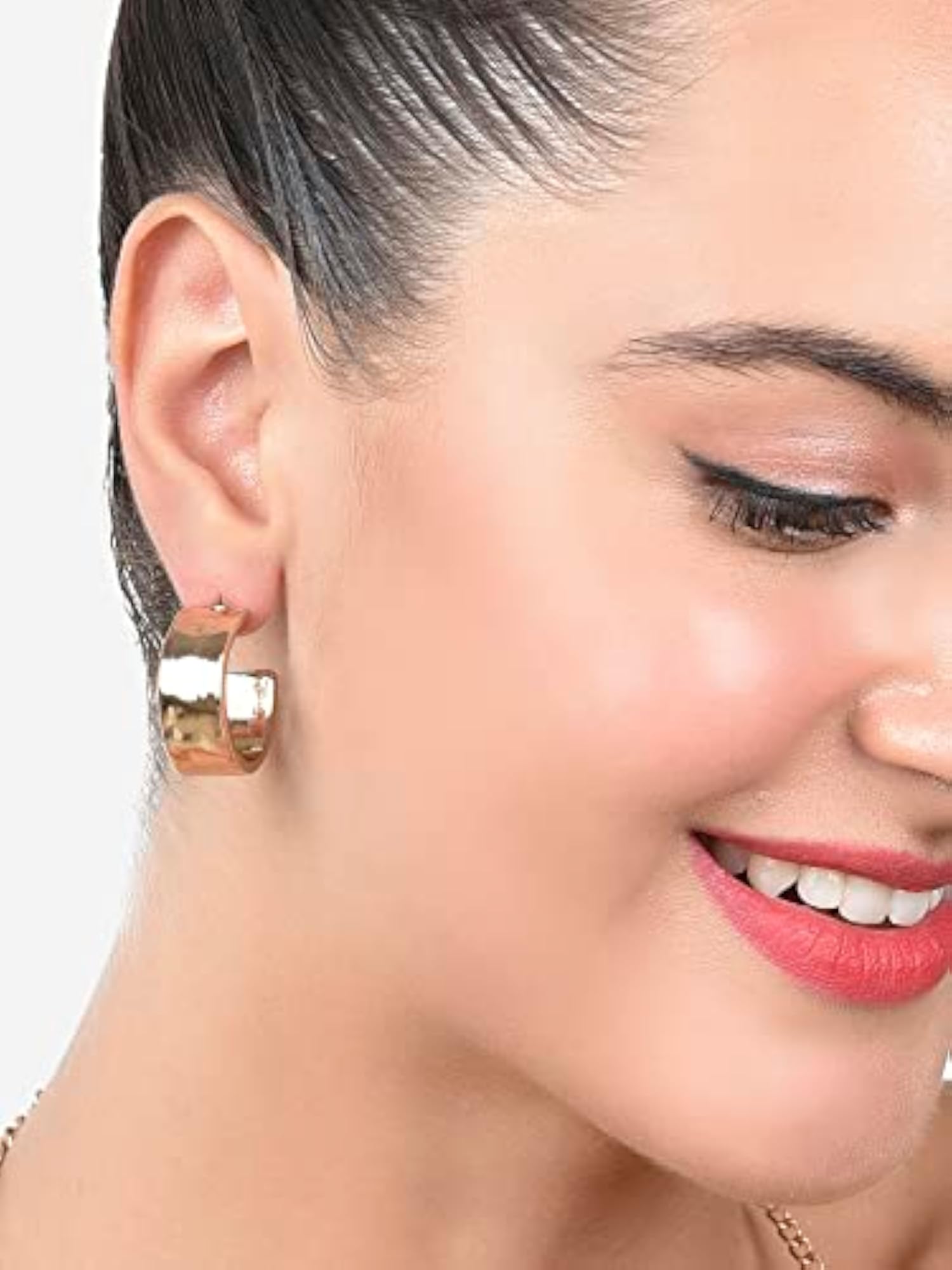 Contemporary & Stylish Semi Hoop Earring For Women