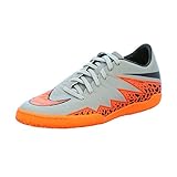Nike Men's Hypervenom Phelon II IC Wolf Grey/Total Orange/Blk/Blk Indoor Soccer Shoe 10.5 Men US