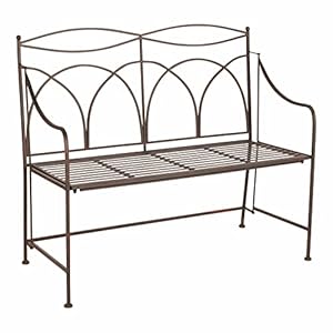 Loberon Gartenbank Jablines klappbar Braun