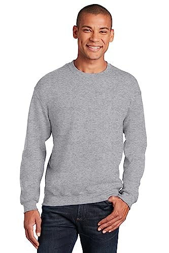 Image of Gildan Men's Cotton Spandex Polyester Blend Crew Neck Sweatshirt
