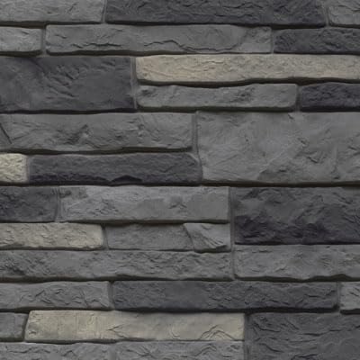 Tando Stacked Stone Composite Stone Exterior Siding Panels 1/2 Square (Lewiston Crest)