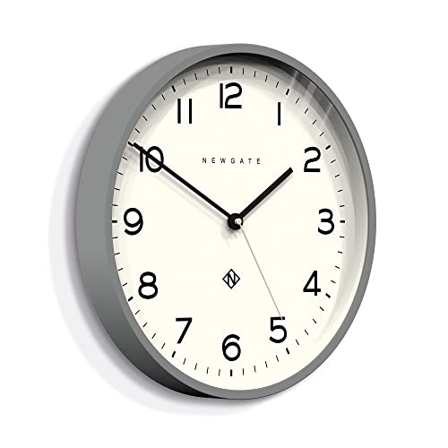 NEWGATE® Number Three Echo wall clock, Grey, 37cm - Image 2