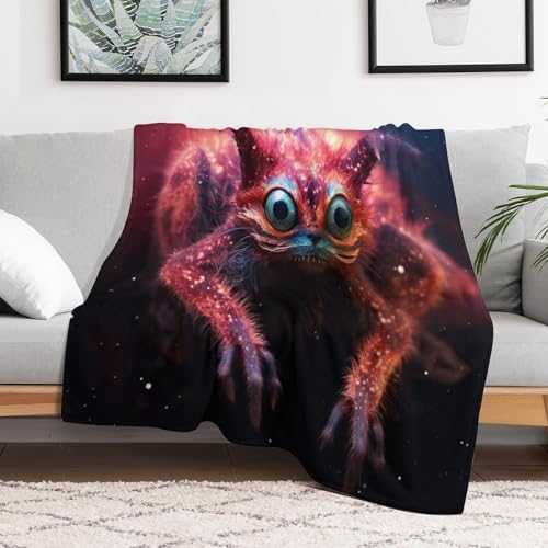 Manta de forro polar suave Night Lemur de 180x200 cm para un descanso térmico 3