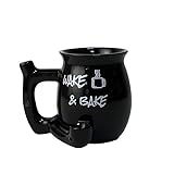 Wake Coffee Mug 10oz/300ml Novelty Bake Coffee Cup, The Holiday Christmas Easter Gifts for Women Men Funny Family Accessories (1pc)