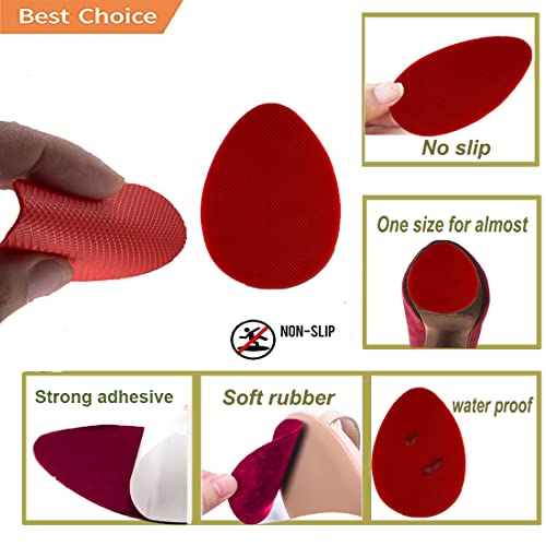 Protectores Antideslizantes para Zapatos 5 Pares Rojos miniatura 3
