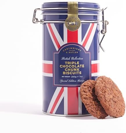 Cartwright & Butler | Great British Collection - Triple Chocolate Chunk Biscuits In Tin