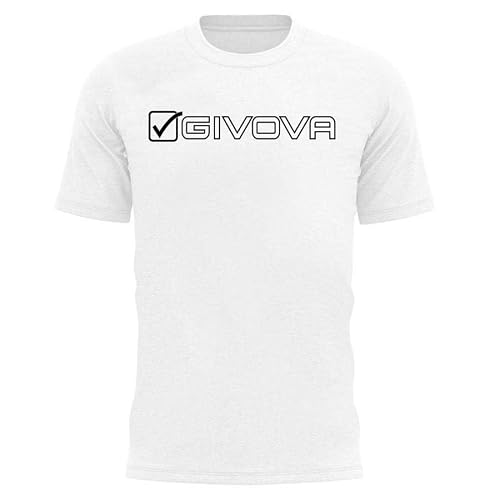 Givova T-Shirt Cotone Mondo Bianco Tg. XS