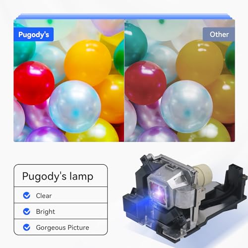 Image of A+ Quality NP28LP for NEC M322X M322W M323X M323W M302WS M303WS Replacement Projector Lamp Bulb with Housing