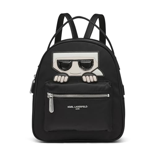 KARL LAGERFELD Paris Women's Handbags Backpack,Black Multi,1SZ by KARL LAGERFELD - Used condition - US$109.67