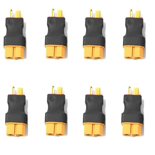 Adaptador XT60 hembra a Deans T macho para batería LiPo de coche RC y dron
