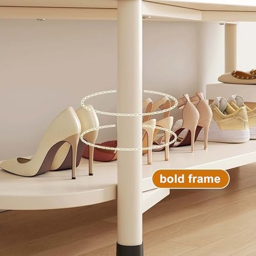 Étagère à chaussures de style moderne rembourrée et meuble compact 100cm - 7