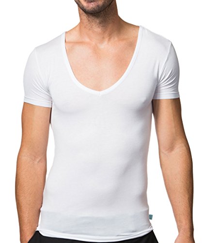 Men's Modal V-Neck Invisible Undershirt jT Modal