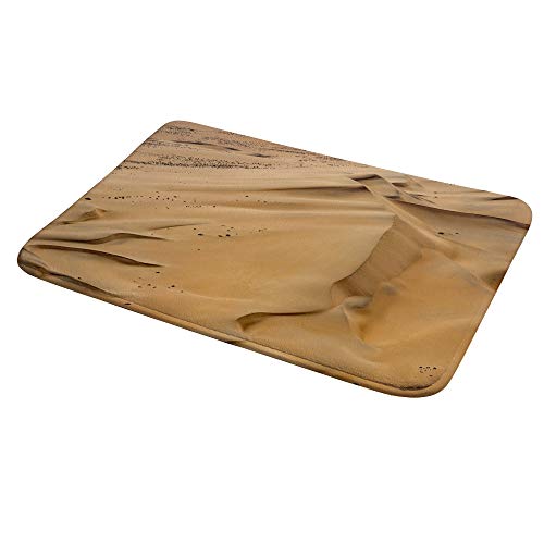 Tapis de bain en velours corail Ruchen au design minéral raffiné - 5