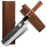 ENOKING 7 inch Nakiri Knife