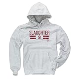 500 LEVEL Enos Slaughter Hoodie Sweatshirt (Hoodie, Large, Ash) - Enos Slaughter Font R
