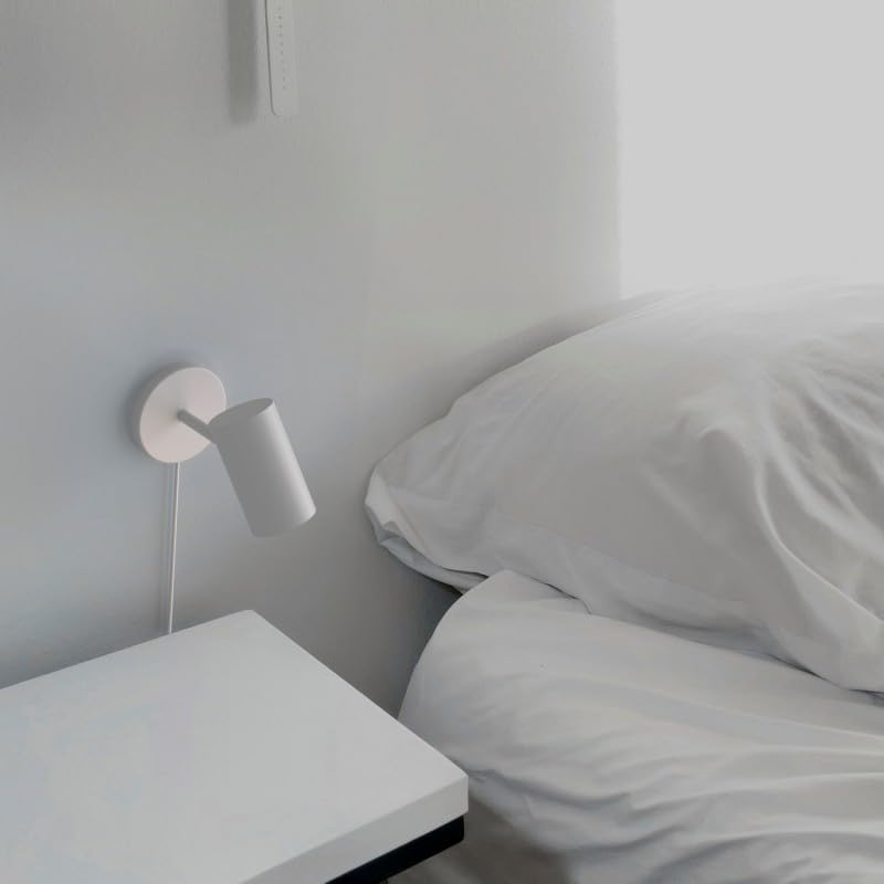 Aplique de pared interior E27 Ben de Barcelona LED en pack de 2 unidades con cable y enchufe 3