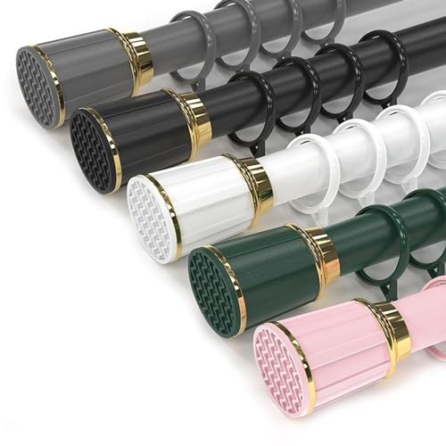 Tringle à rideau de douche extensible 5m blanche pour dressing et balcon