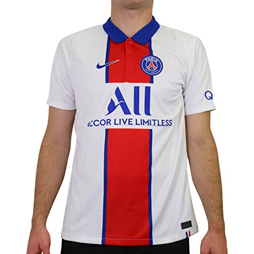 Maillot Paris Saint-Germain foot extérieur blanc Nike maillot homme
