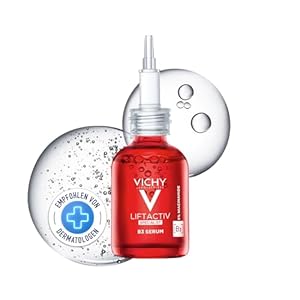 VICHY Anti-Pigmentflecken Serum, Bei Hyperpigmentierung, Mildert Pigmentflecken, Vereinheitlicht Hautton, Mit Niacinamid und Glykolsäure, Ohne Duftstoffe und Alkohol, Liftactiv B3, 30 ml