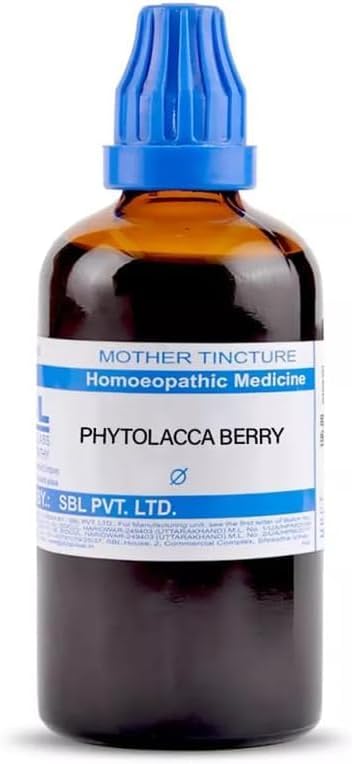 SBL Homeopathic Phytolacca Berry Mother Tincture 1X (Q) (100ml)